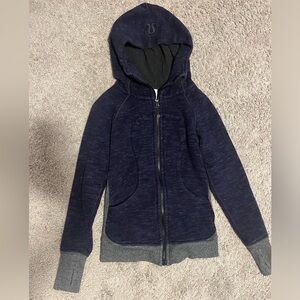 Navy Blue Lululemon Zip Up
